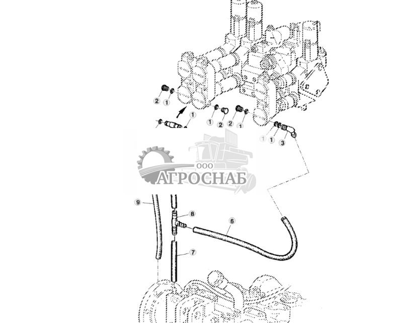 ПЫЛЕЗАЩИТА, БЫСТРОСЪЕМНЫЕ МУФТЫ (СТАНДАРТНЫЕ) ДЕТАЛИ ДЛЯ СЛИВА МАСЛА, SCV POS 3 С POS 1+2 - ST209146 165.jpg